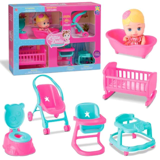 Boneca Little Dolls Casinha - Diver Toys 8023