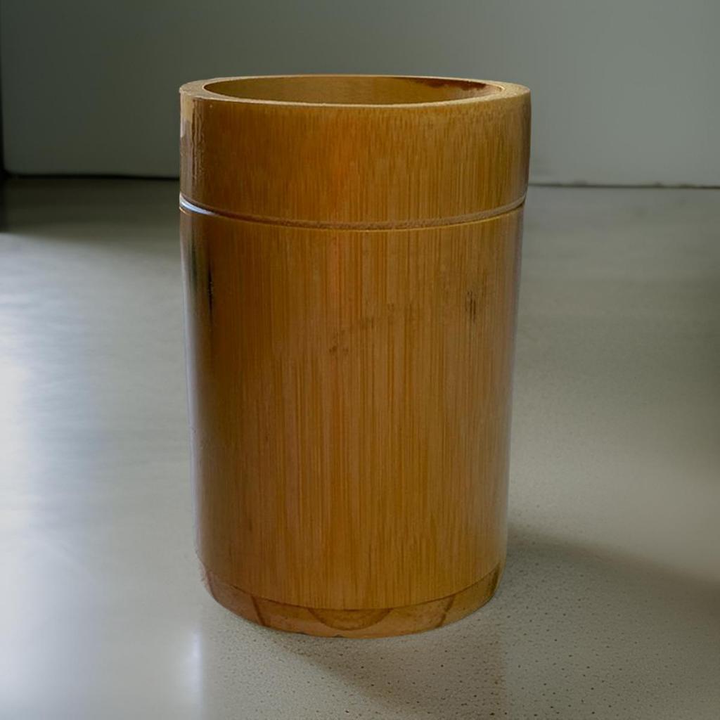 Organizador Multifuncional De Escritório De Bambu Moda Simplicidade Desenho De Porta Lápis Caneta Acessórios