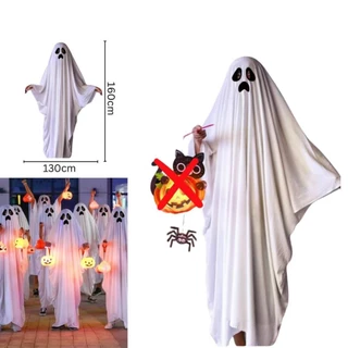 Capa Fantasia Cosplay Adultos fantasma de Halloween 160 CM