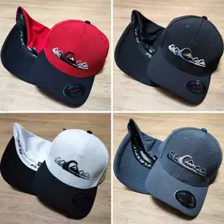 Boné Fechado FlexFit M Ondas 5 Aba Curva Fechado Tamanho M Adulto