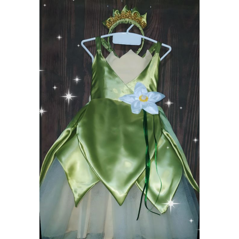 Vestido Luxo princesa Tiana / vestido a princesa e o Sapo | Shopee Brasil