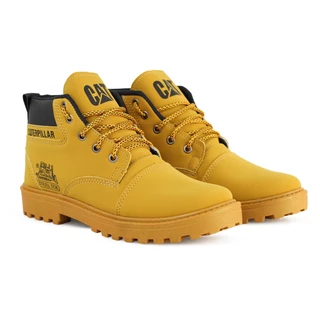 Botina Masculina Bota Caterpillar Casual Coturno Confortável Sola Tratorada Pronta Entrega - Envio Imediato