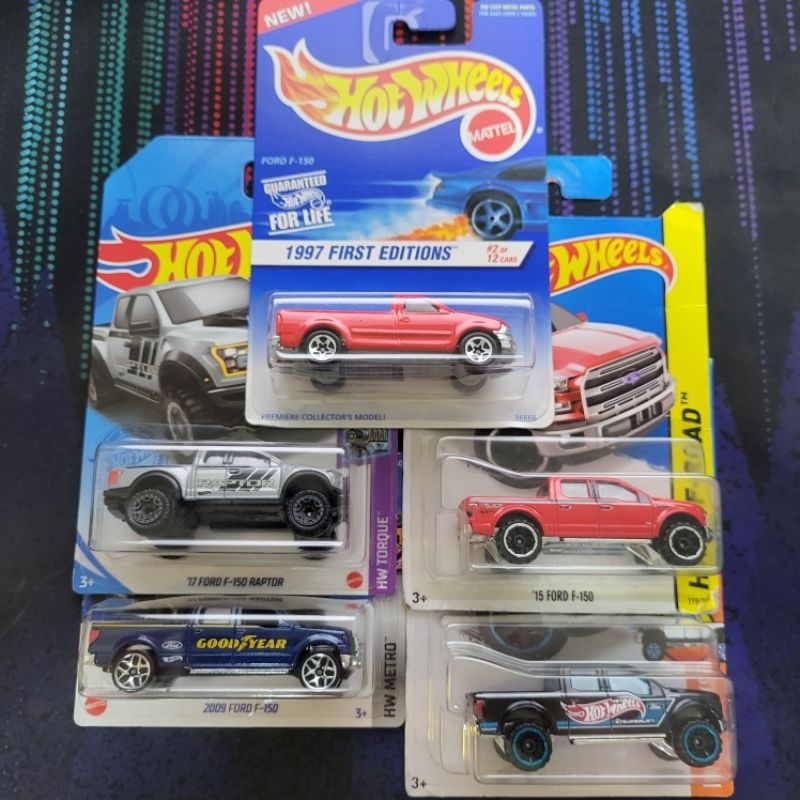 Hot Wheels | 5 Pack | Ford F-150