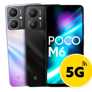 Celular Xiaomi Poco M6 5G tela 6.74" 4gb + 128gb / 8gb + 256gb Lançamento 2024 Com NF