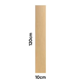 Chapa Mdf Cru 3mm Placa 10x120 cm - 10 unidades