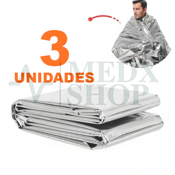 Manta Térmica Aluminizada - 3un