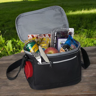 Bolsa termica 10L Com Alça de Mão e Bolso Externo Bolsa Praia Térmica