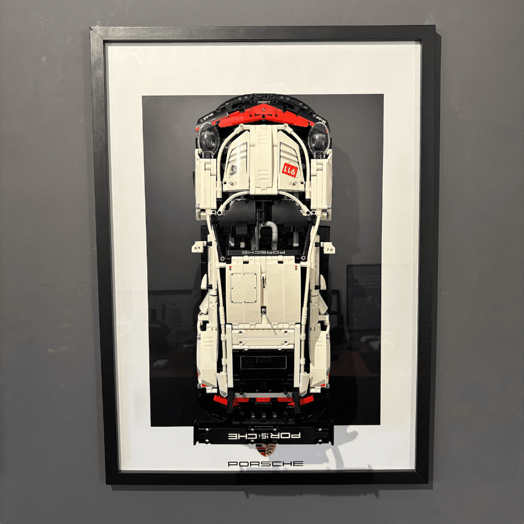Arte para quadro Lego Porsche - 50x70cm