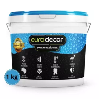 Borracha Líquida Impermeabilizante Infiltração Laje Telha 1KG