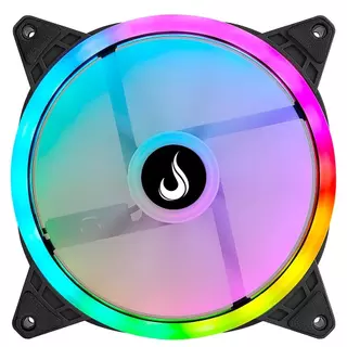 Cooler Fan Gamer 140mm 14cm Led Argb P/ Gabinete | Rise Mode Galaxy Motherboard