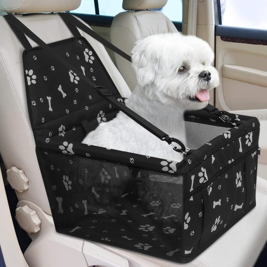 Assento Pet Cadeirinha Cadeira Booster Banco Carro para Cães e Gatos