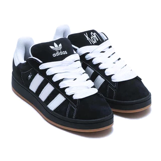 Tenis Korn x Campus 00s Core Black Preto Casual 2 Cadarços Estudante Colégio Retro