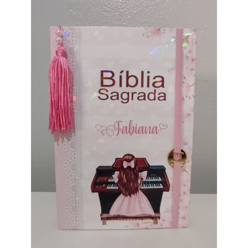 B17 Binário de canto CCB capa rose menina no órgão | Shopee Brasil