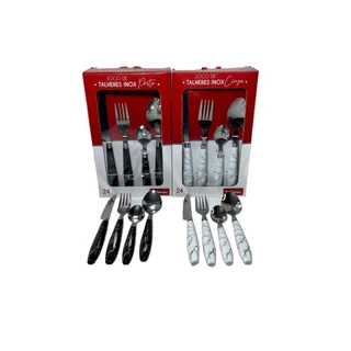 Jogo De Talheres Inox 24 Peças Wellmix
