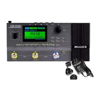 Pedaleira Para Guitarra Mooer Ge200 - Acompanha Fonte Bivolt