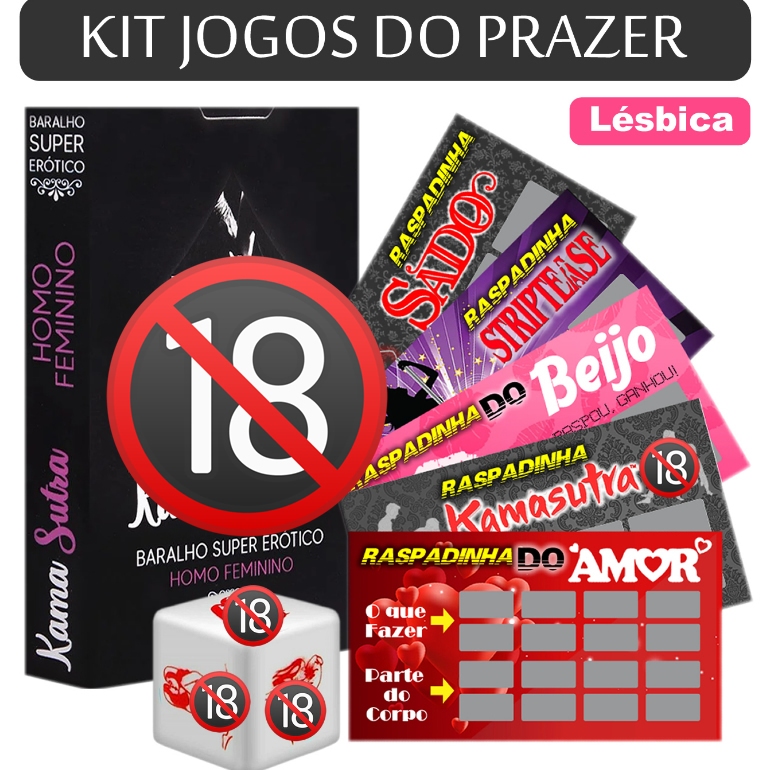 KIT Jogos Eróticos do Prazer - Dado Sexual + Baralho Kama Sutra ...