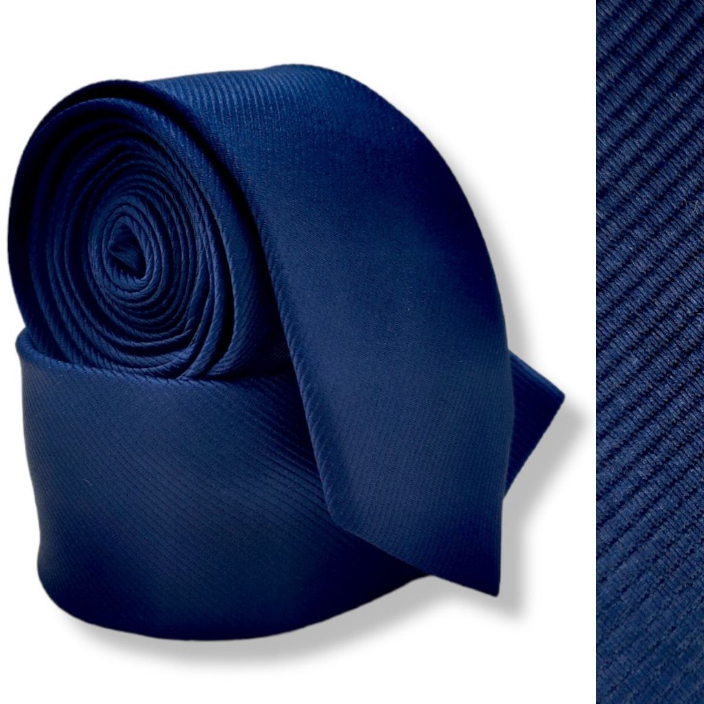 Gravata Azul Marinho Riscada Padrinho Casamento