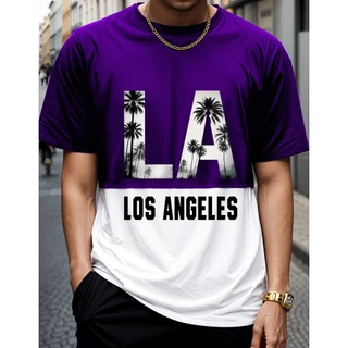 T-Shirt Masculina Camiseta Los Angeles Manfinity Street Wear