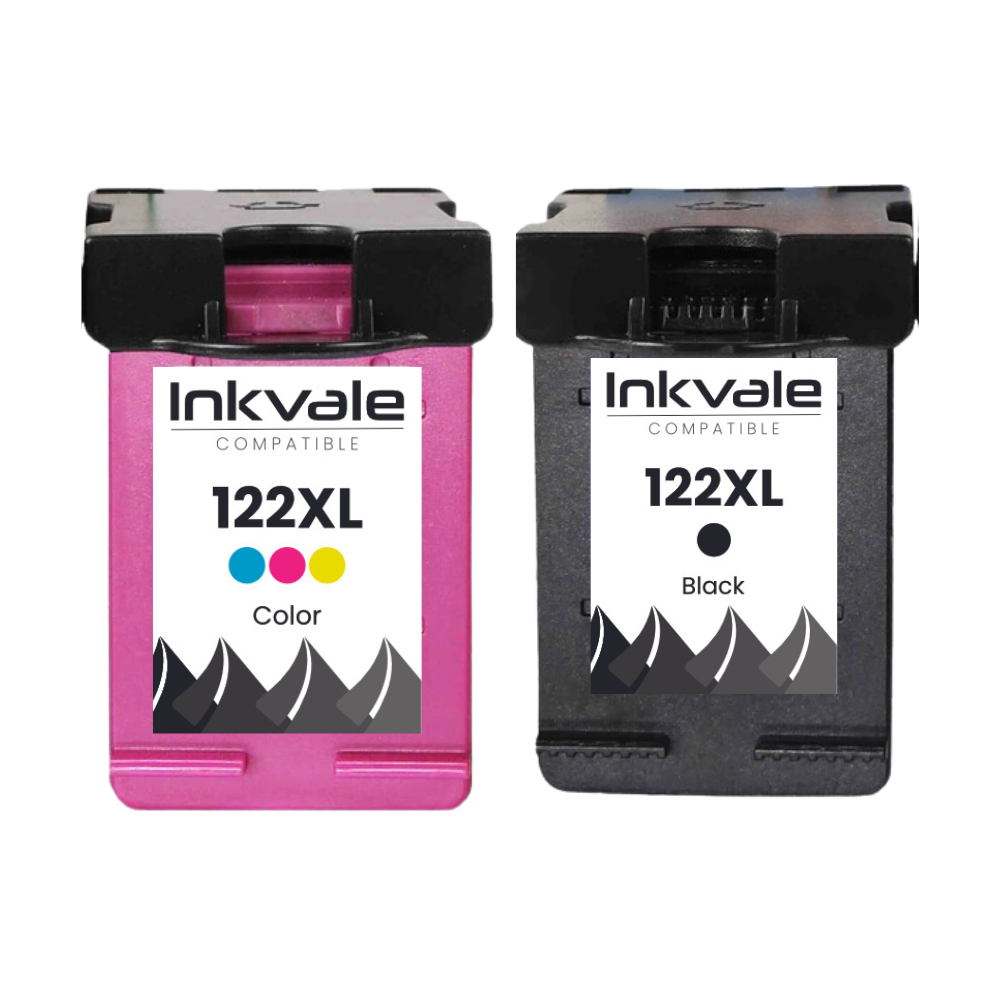 Kit Cartuchos 122 122xl Preto e Color Impressoras 1000 1050 2000 2050 3000 3050