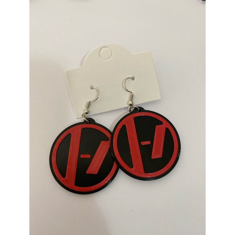 Twenty One Pilots Stud Earrings – Brand New With Tags, Official Band Merchandise