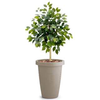 Planta Artificial Decoração Enfeite Sala Com Vaso Decorativo