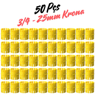 Kit 50 Unidades Luva Conduíte Pressão 3/4 25mm Krona