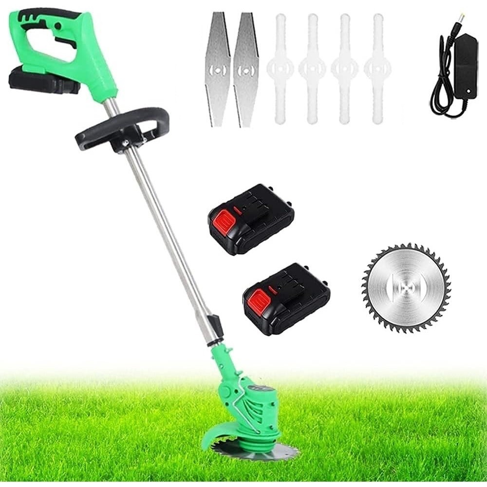Aparador De Grama A Bateria Roçadeira Elétrica 48v 1580w 2 Baterias Envio Imediato