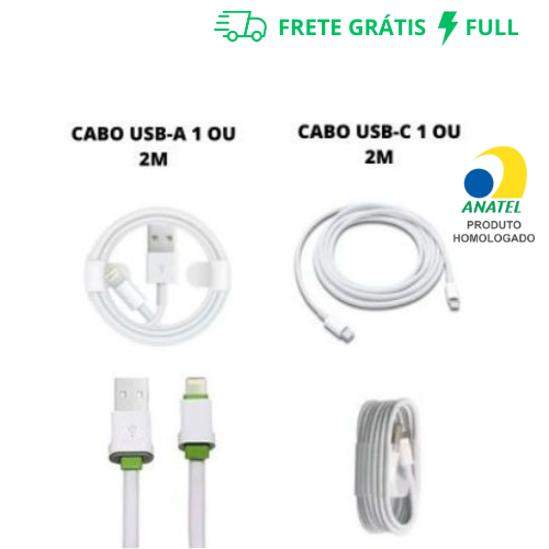 TODOS MODELOS DE CABOS PARA O SEU IOS