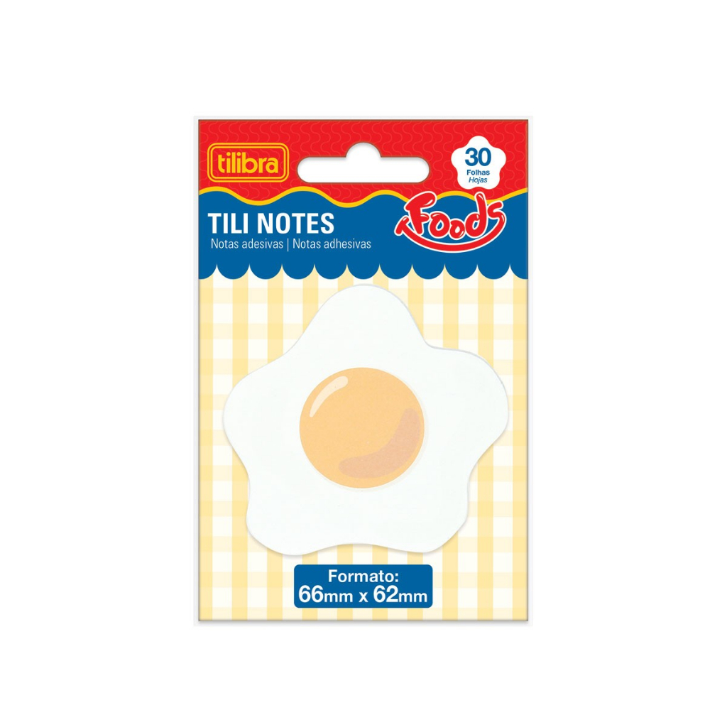 Tili Notes Foods Ovo 66x62mm - Tilibra