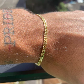 Pulseira Grumet 3mm 100% Moeda Antiga Masculina