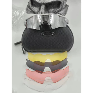 Kit Óculos Ciclismo Bike 5 Lentes Polarizado Suporte Grau