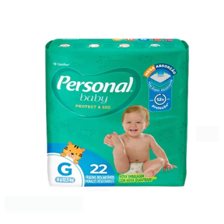 Fralda Personal Protect & Sec Tamanho G c/ 22 unidades