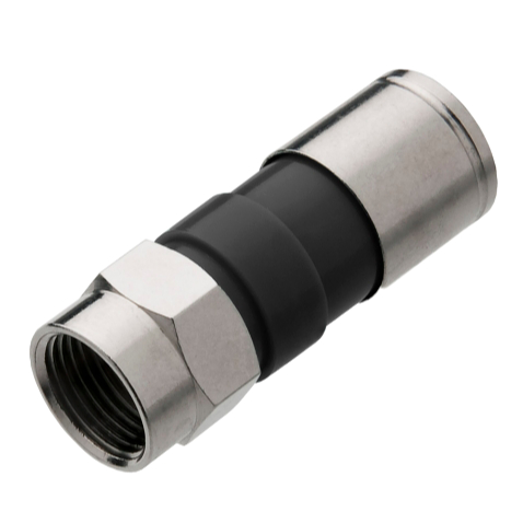CONECTOR RG6 DE COMPRESSÃO PROFISSIONAL CABO COAXIAL