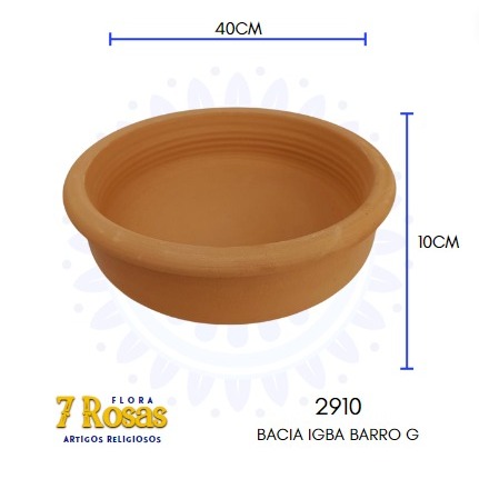 BACIA IGBA BARRO SIMPLES G