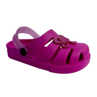 Sandália Papete Babuche Chinelo Infantil Barbie Personagem Menina Pink Envio Imediato