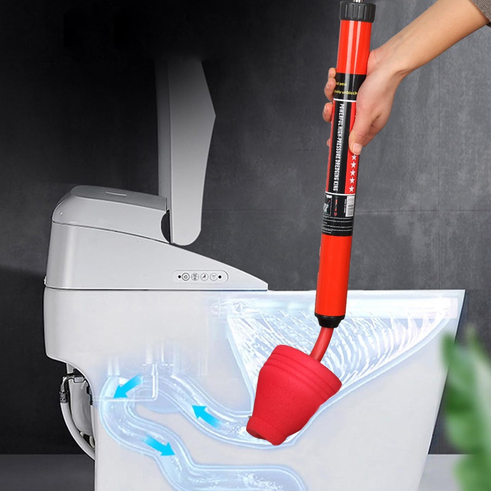 Desentupidor de Vaso Sanitário Bomba Alta Pressão para Desentupir ...