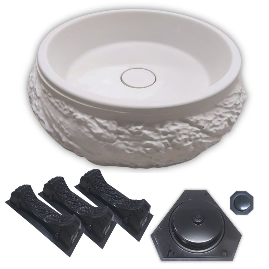 Molde Forma Para Produzir Cuba De Apoio Em Cimento