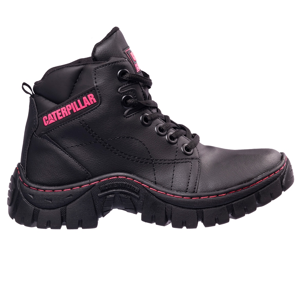 Bota Feminina Adventure Caterpillar em Lona Reforçada Promoção Envio ...