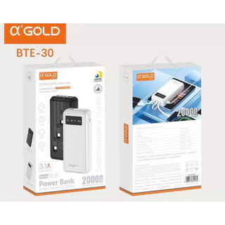 Carregador Portátil PowerBank A'Gold 20000mah (BTE-30/05A)
