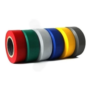 Kit 10 Fitas Isolantes Coloridas Antichamas 19mm x 4.5m
