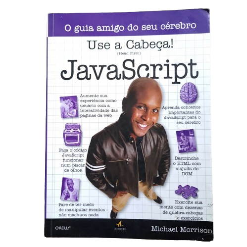 Livro Use a Cabeça! (Head First) JavaScript O guia amigo do seu cérebro ...