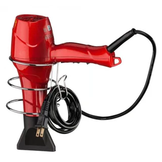 Suporte para Secador de Cabelo Aço Cromado