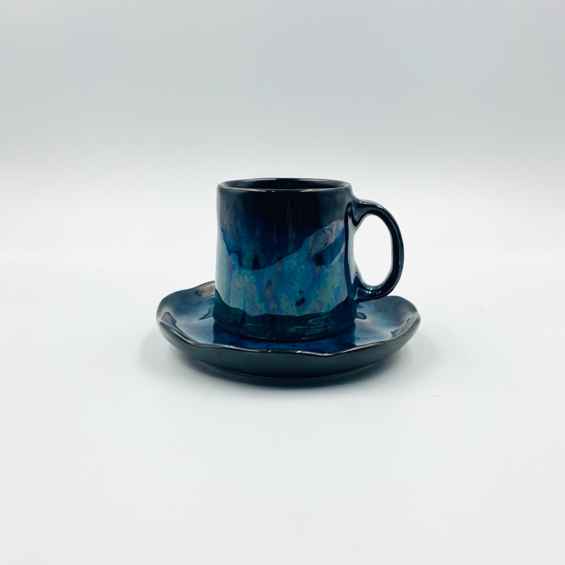 Xícara de café + pires liso Marina - Scalla 1ª linha