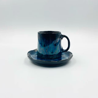 Xícara de café + pires liso Marina - Scalla 1ª linha