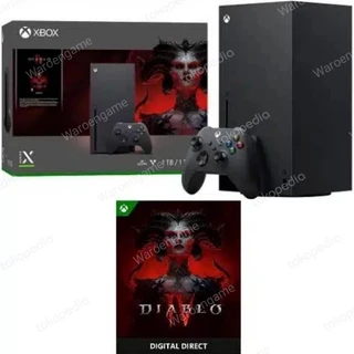 Console Microsoft Xbox Series X Bundle Diablo IV 1TB SSD Usa - Preto - NF+GARANTIA.