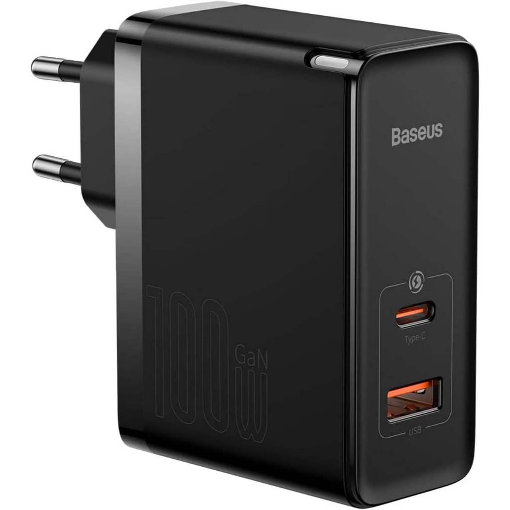 Baseus Gan5 Pro Fast Carregador Turbo Macbook 100w Cor Preto | Shopee ...