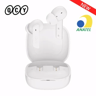 QCY HT05 MeloBuds Earbuds Bluetooth 5.2, Sem Fio 40dB Híbrido, Cancelamento De Ruído ANC, TWS Earbuds - 6 Mic ENC HD Chamada