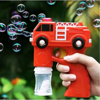 Brinquedo Lança Bolhas de Sabão Carrinho Bombeiro infantil