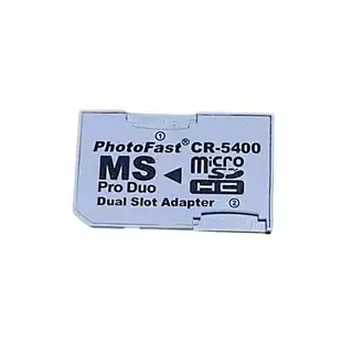 Adaptador Memory Stick Pro Duo Para Psp Micro Sd Dual Slot
