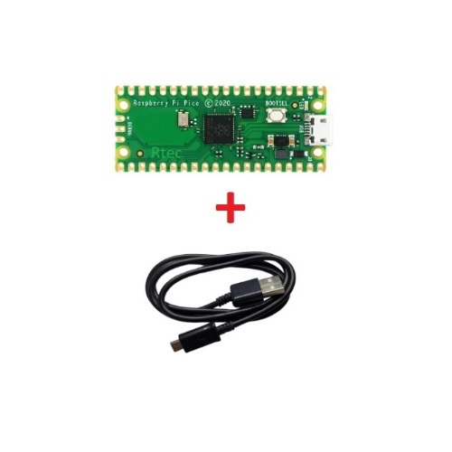 Placa Raspberry Pi Pico + Cabo Micro Usb